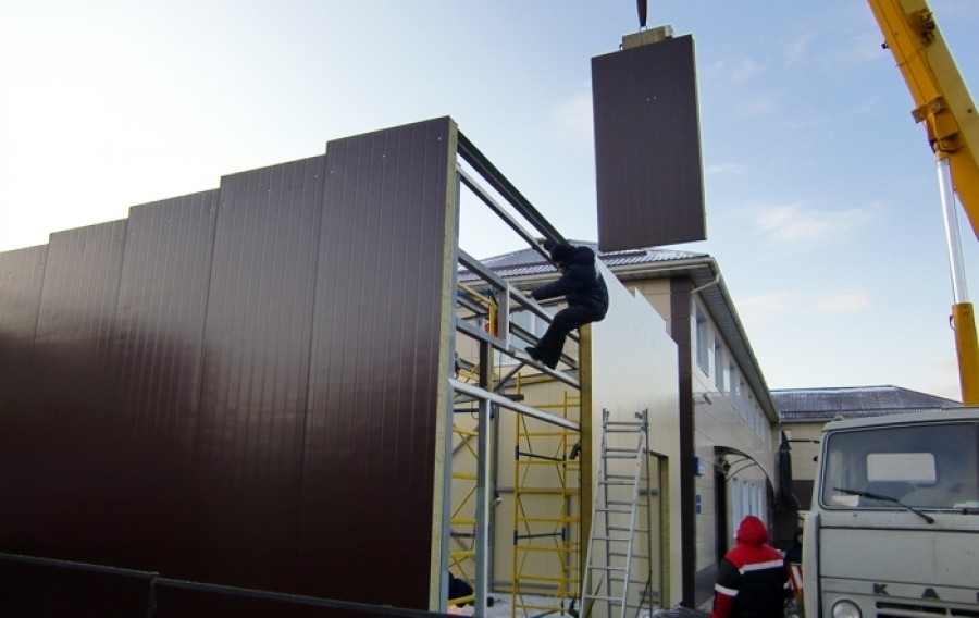 Стеновые сэндвич-панели 30 мм